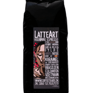 LATTE ART (rund/fyldig) kaffe med et hint af karamel - 1Kg