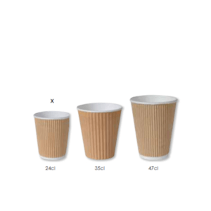 Papbægere 24cl - 1000 stk.
